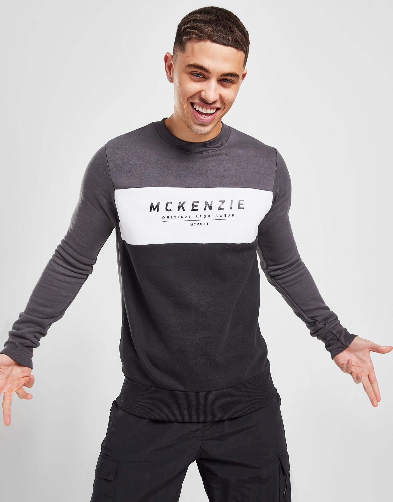 Bluza męska MCKENZIE ZWYKŁA JOKER CREW SWEATSHIRT MCKTM15093 Szary