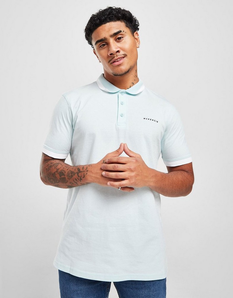 Pánske tričko polo MCKENZIE PATRICK POLO TRIČKO TRIČKO TRIČKO TRIČKO   TRIČKO   MCKTM13962 Modrá