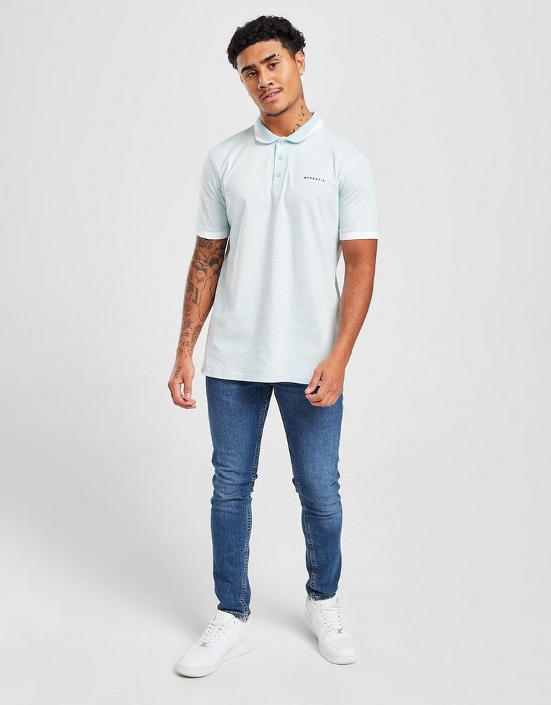 Pánske tričko polo MCKENZIE PATRICK POLO TRIČKO TRIČKO TRIČKO TRIČKO   TRIČKO   MCKTM13962 Modrá