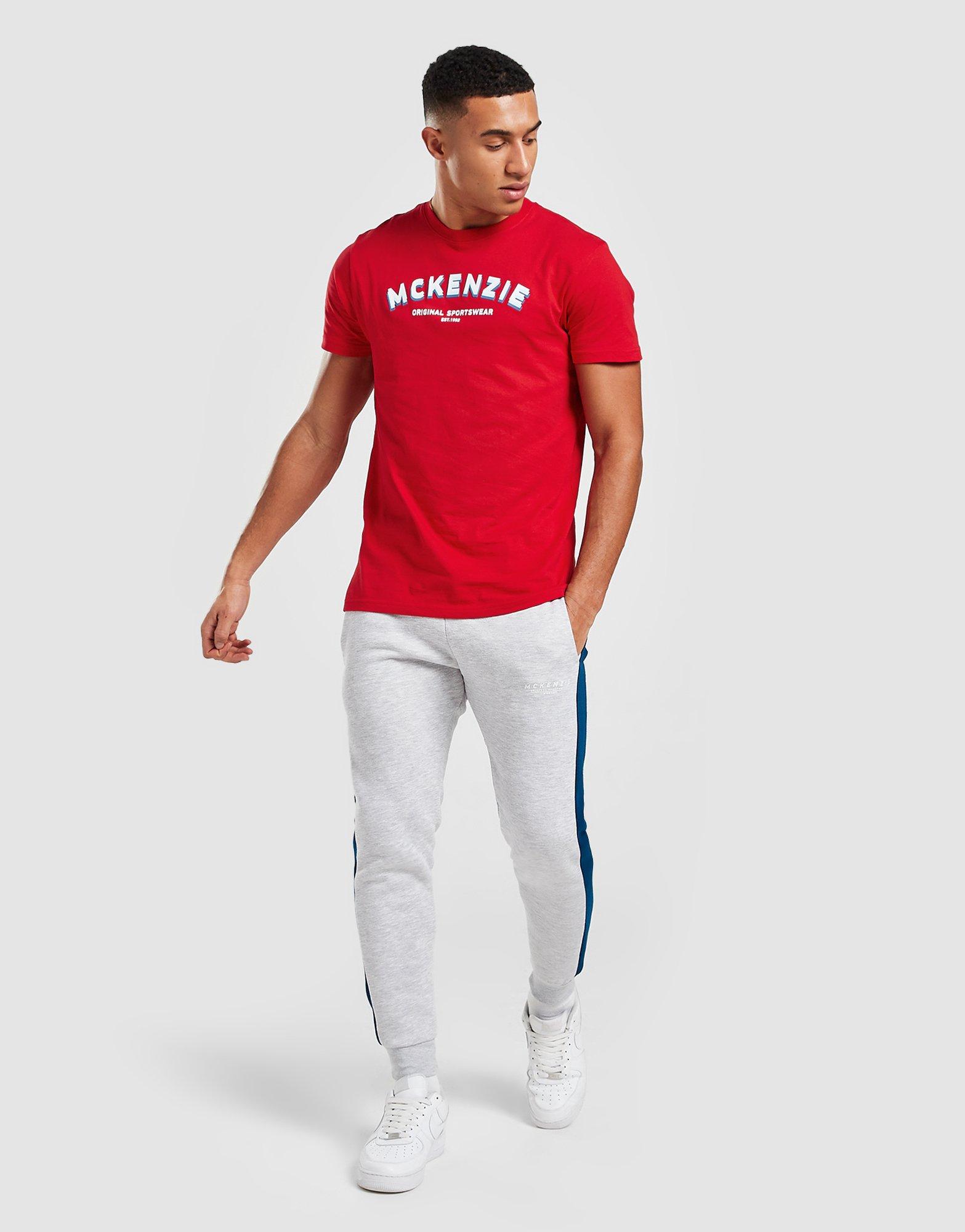 Férfi póló McKENZIE PÓLÓ YAEL PÓLÓ MCKTM15164 Piros