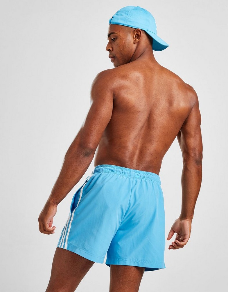 Krótkie spodenki, szorty męskie ADIDAS KĄPIELOWE CALIFORNIA SWIM SHORTS HN0627 Niebieski