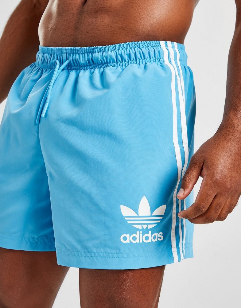 Krótkie spodenki, szorty męskie ADIDAS KĄPIELOWE CALIFORNIA SWIM SHORTS HN0627 Niebieski