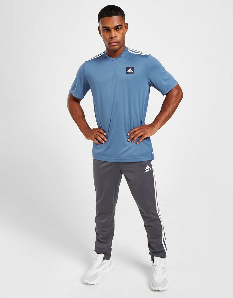 Koszulka, t-shirt męski ADIDAS KRÓTKI RĘKAW MATCH T-SHIRT HK4507 Niebieski