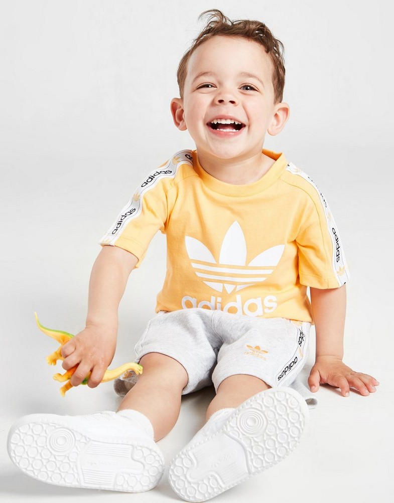Tricou pentru copii ADIDAS TAPE TRICOU/SHORTS SET INFANT  HM8202 Multicolor