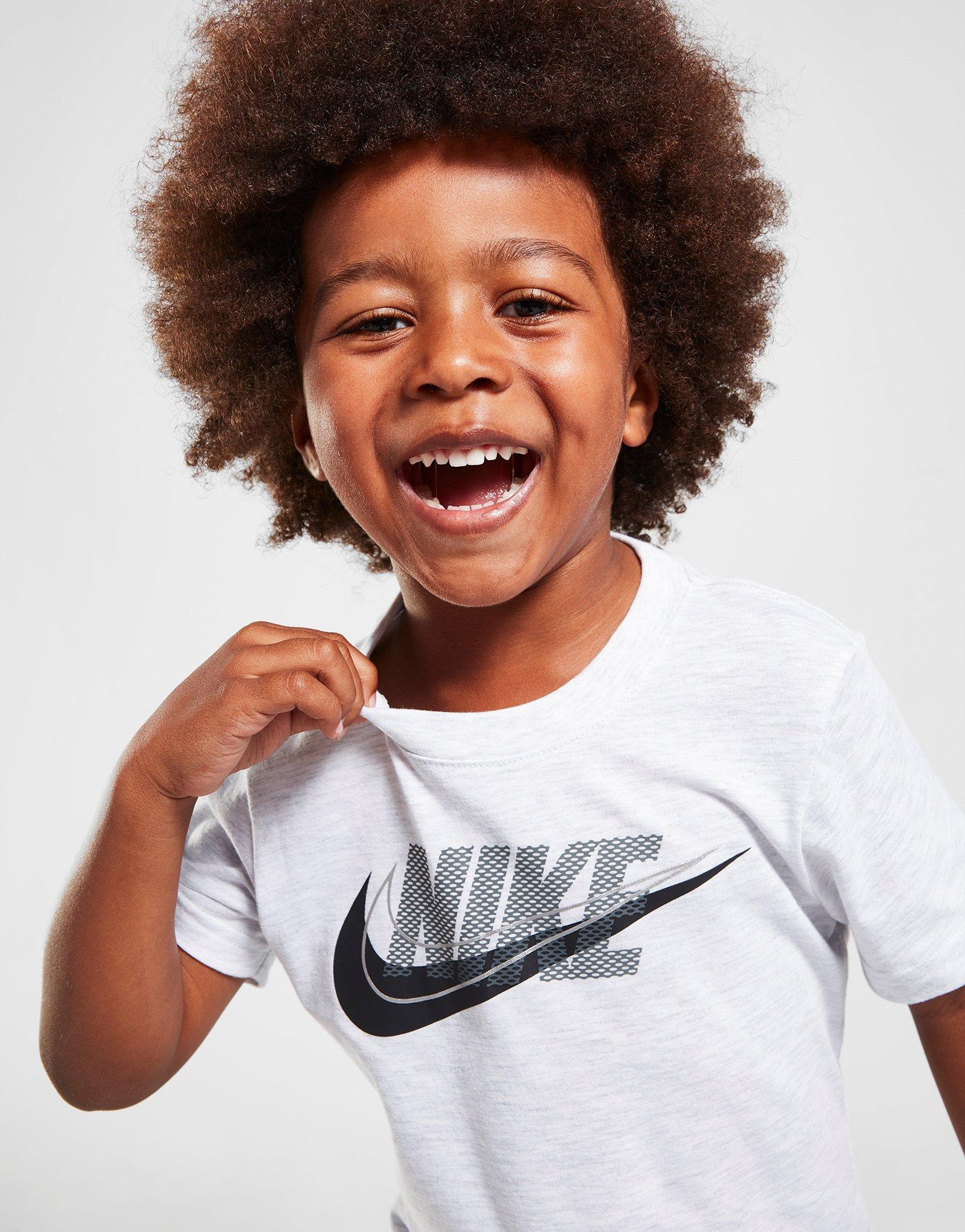 Detské tričko JORDAN DOUBLE SWOOSH TRIČKO/SHORTS SET CHILDREN  86J416W6M Čierna