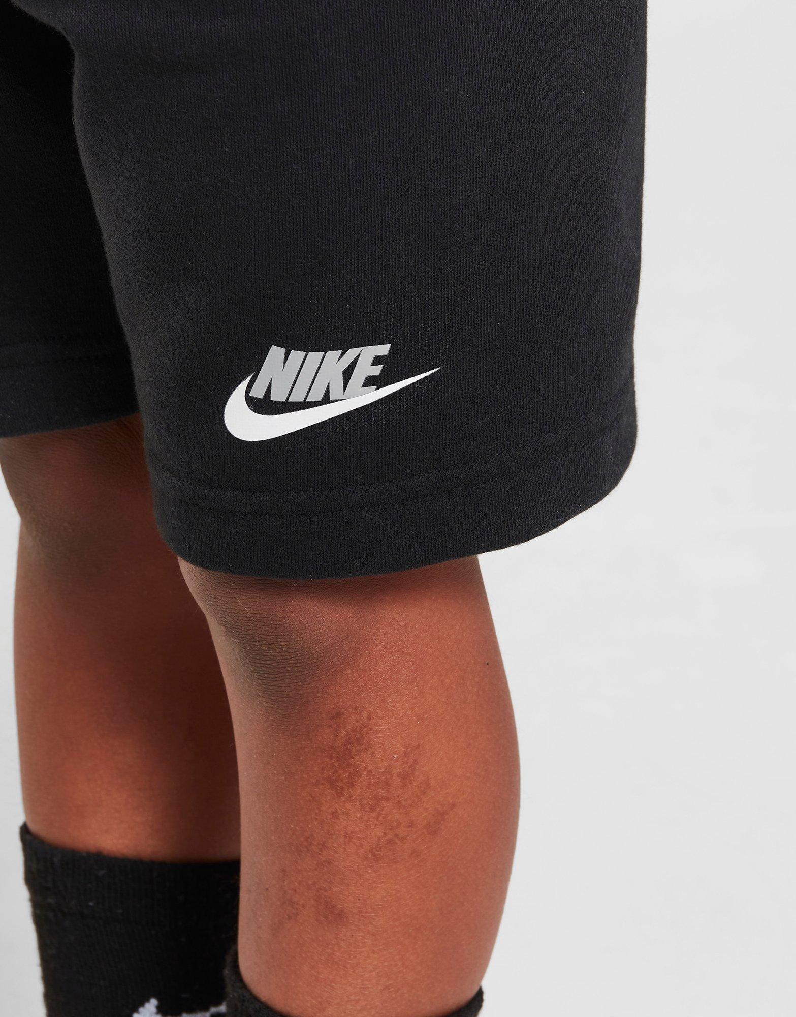 Detské tričko JORDAN DOUBLE SWOOSH TRIČKO/SHORTS SET CHILDREN  86J416W6M Čierna