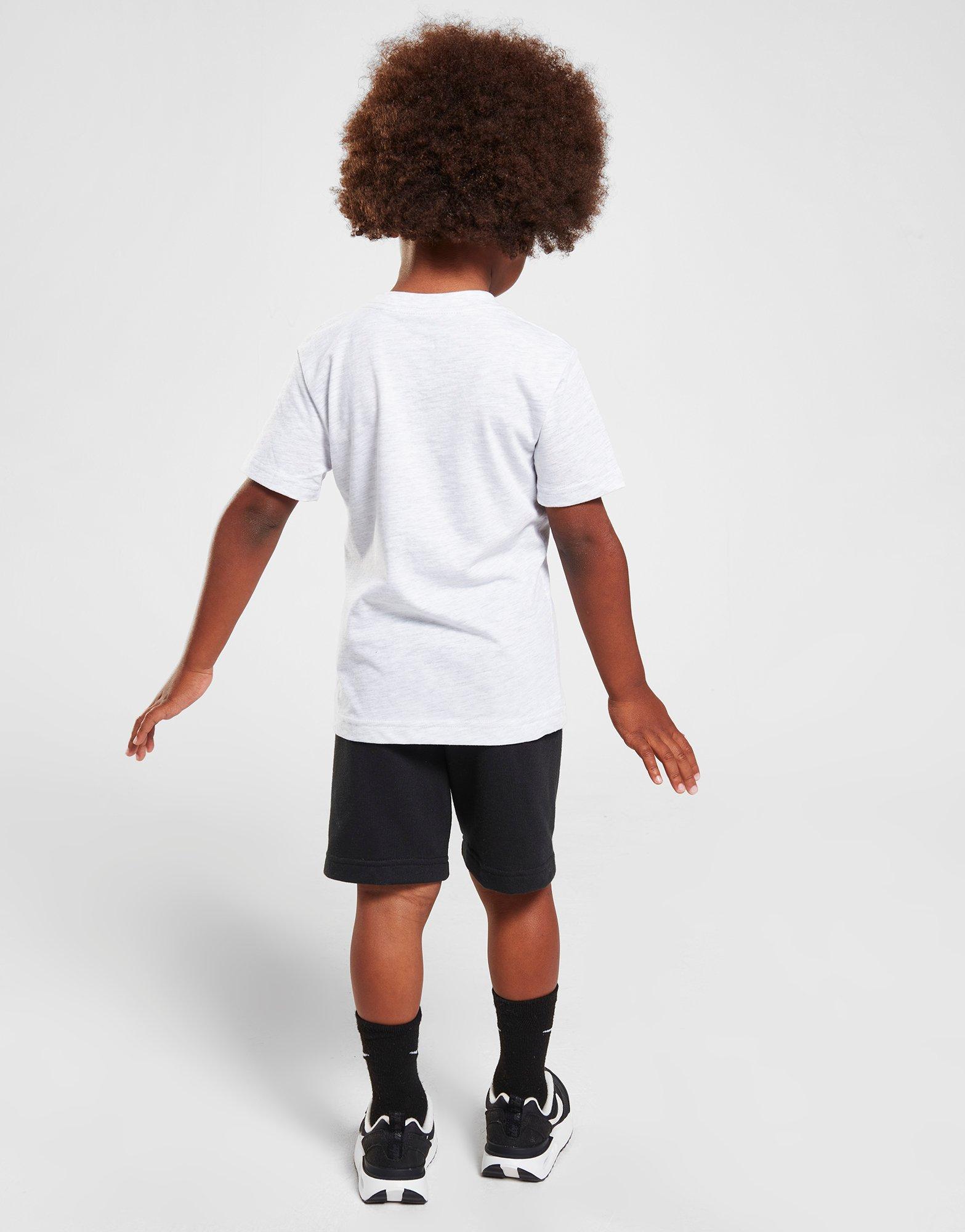 Detské tričko JORDAN DOUBLE SWOOSH TRIČKO/SHORTS SET CHILDREN  86J416W6M Čierna