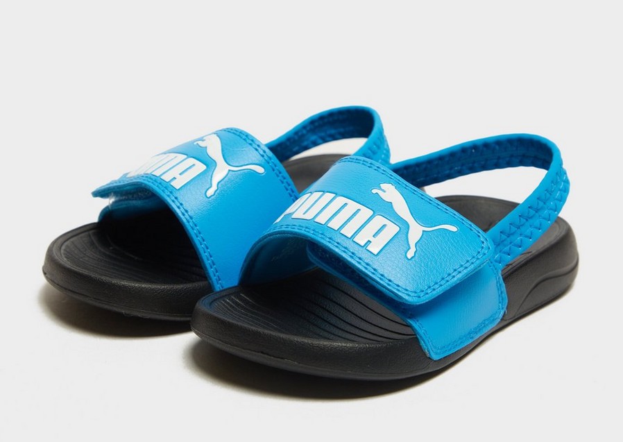 Sandale pentru copii PUMA POPCAT STRAP SLIDES  37386211 Albastru
