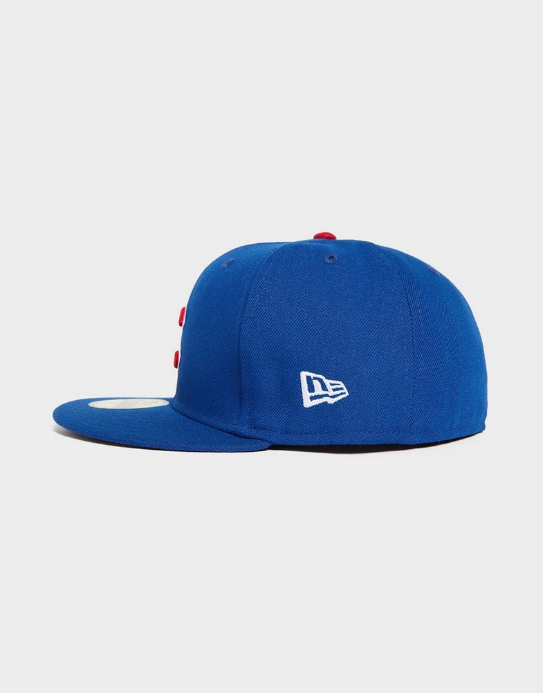 Czapka z daszkiem męska NEW ERA CZAPKA MLB AC PERF 5950 CUBS CHICAGO CUBS OTC 12572846 Niebieski