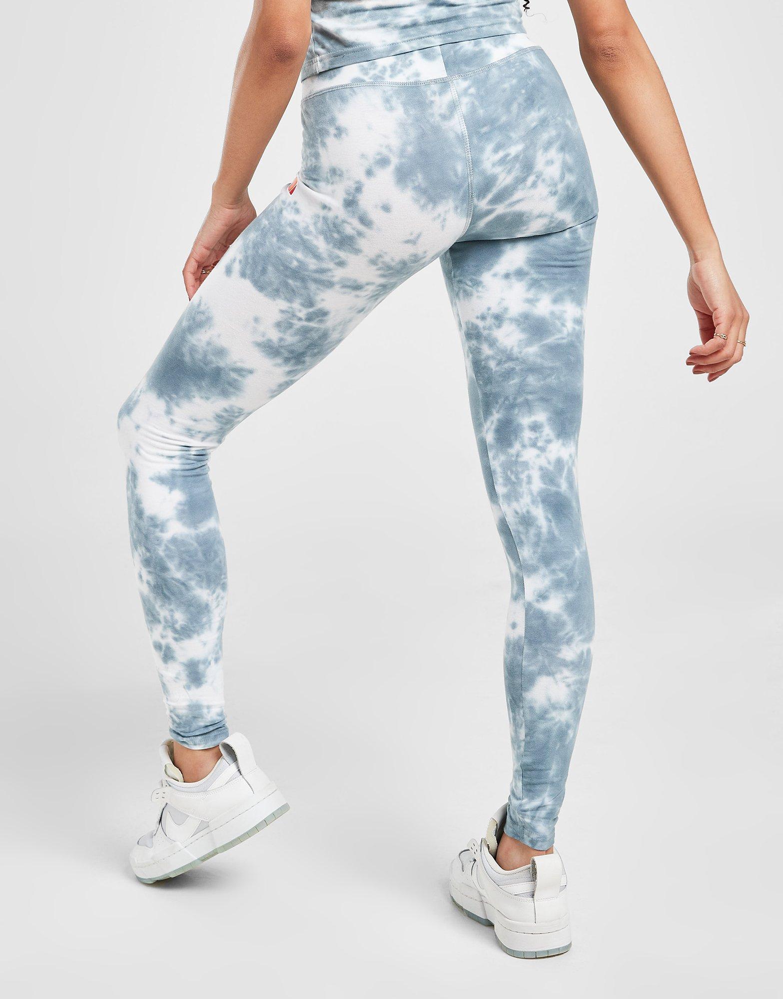 ELLESSE LEGGINGS TIE DYE LEGGINGS SGM11281944 Zelená