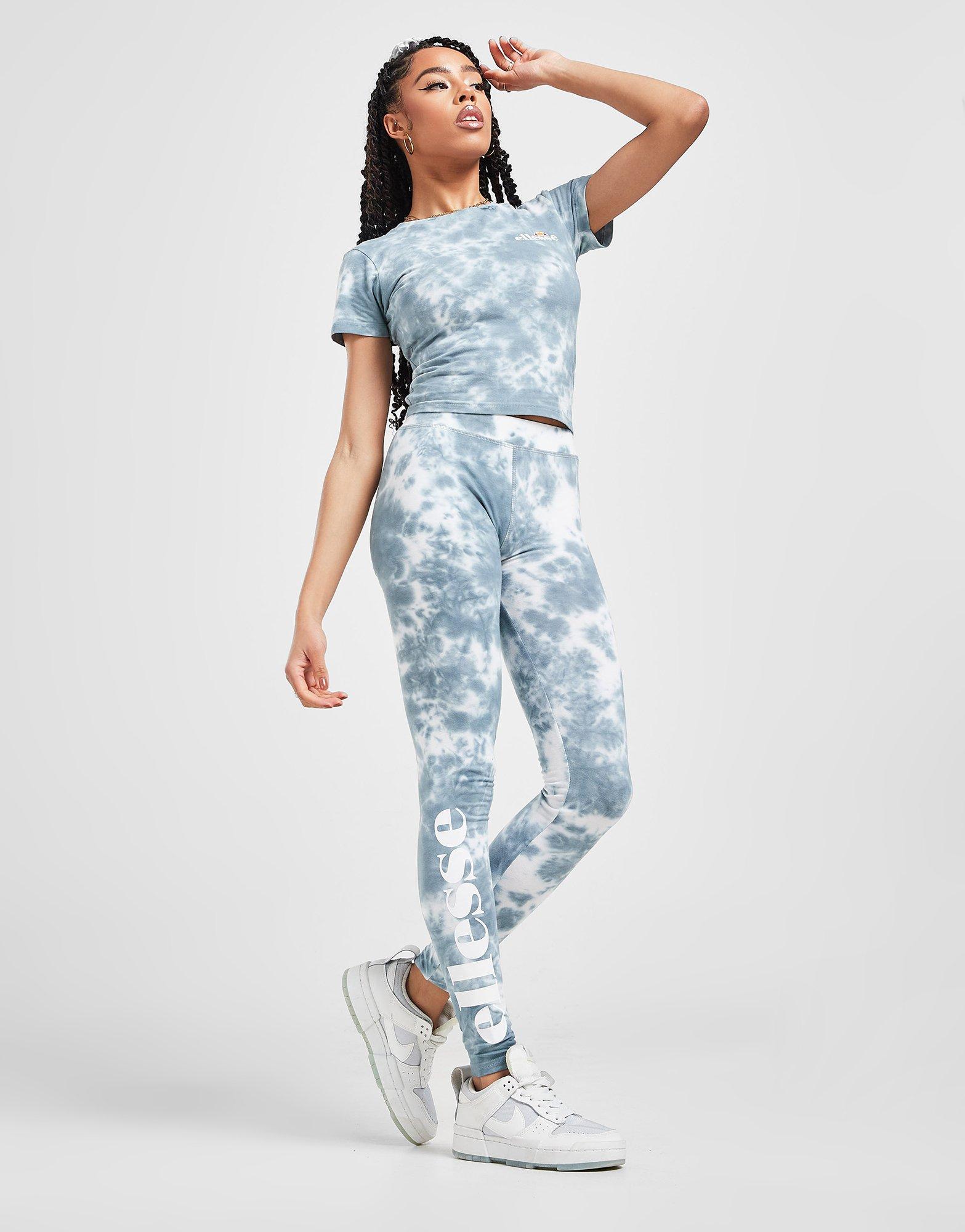 ELLESSE LEGGINGS TIE DYE LEGGINGS SGM11281944 Zelená