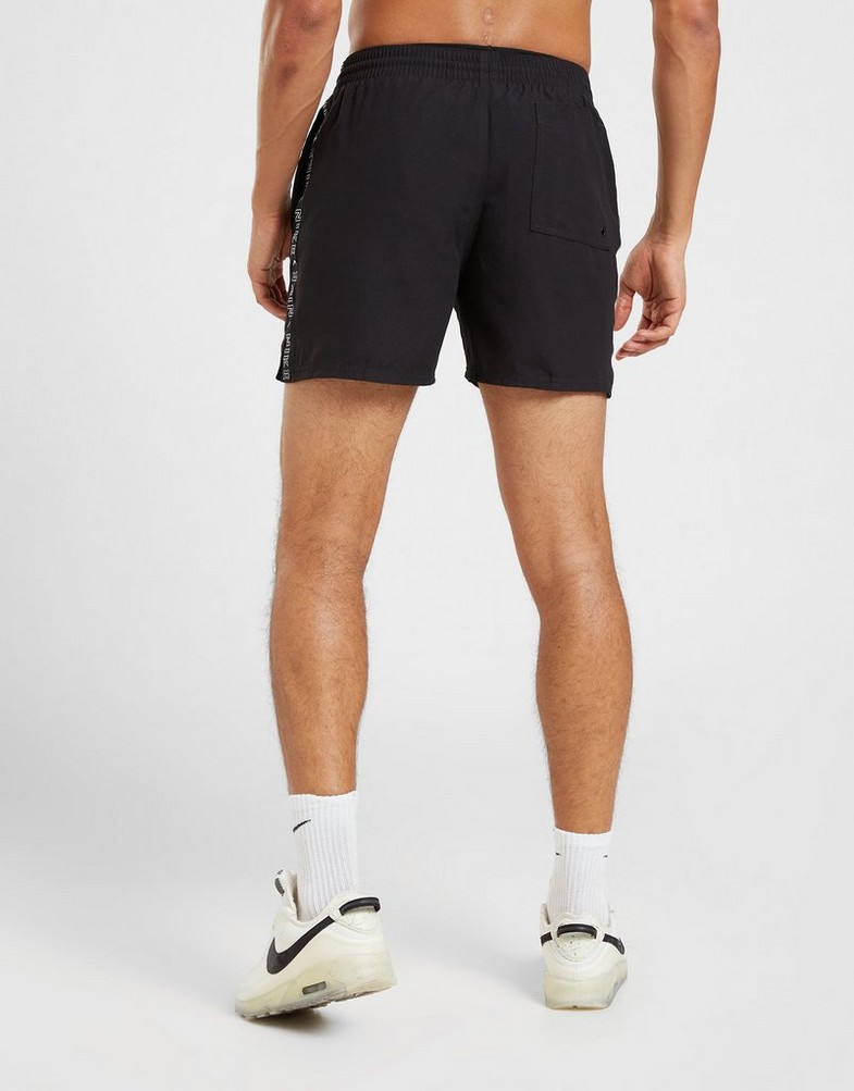 Krótkie spodenki, szorty męskie NIKE SWIM SZORTY TAPE SWIM BLK NESSC488-001 Czarny