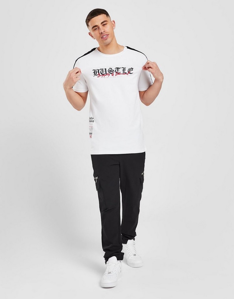 Koszulka, t-shirt męski SUPPLY & DEMAND T-SHIRT MICRO T-SHIRT SUPTM15986 Biały