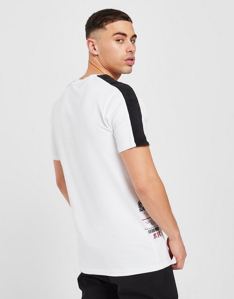 Koszulka, t-shirt męski SUPPLY & DEMAND T-SHIRT MICRO T-SHIRT SUPTM15986 Biały