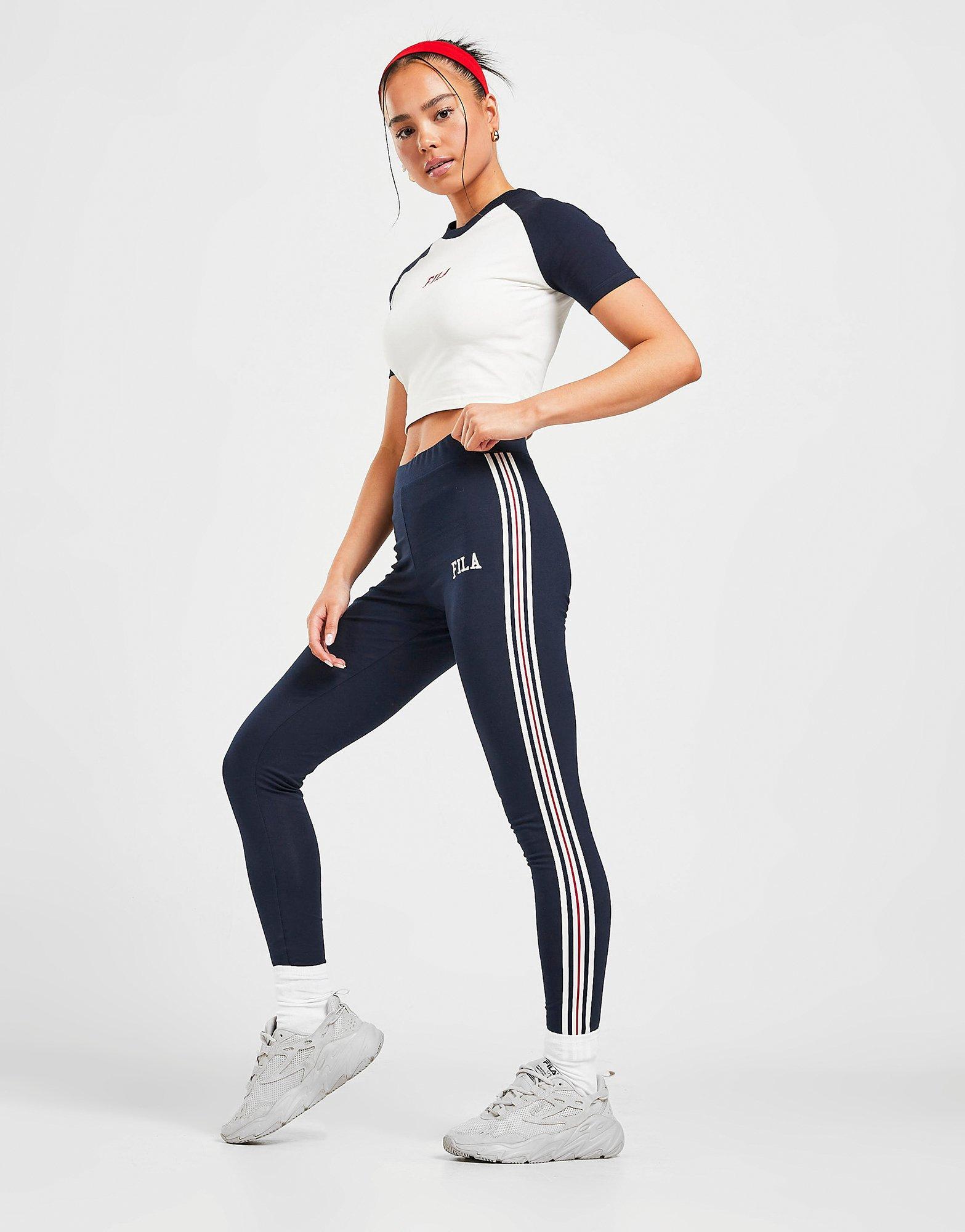 FILA LEGGINGS STRIPE LEGGINGS ADELASIANVY farba Tmavomodr eny