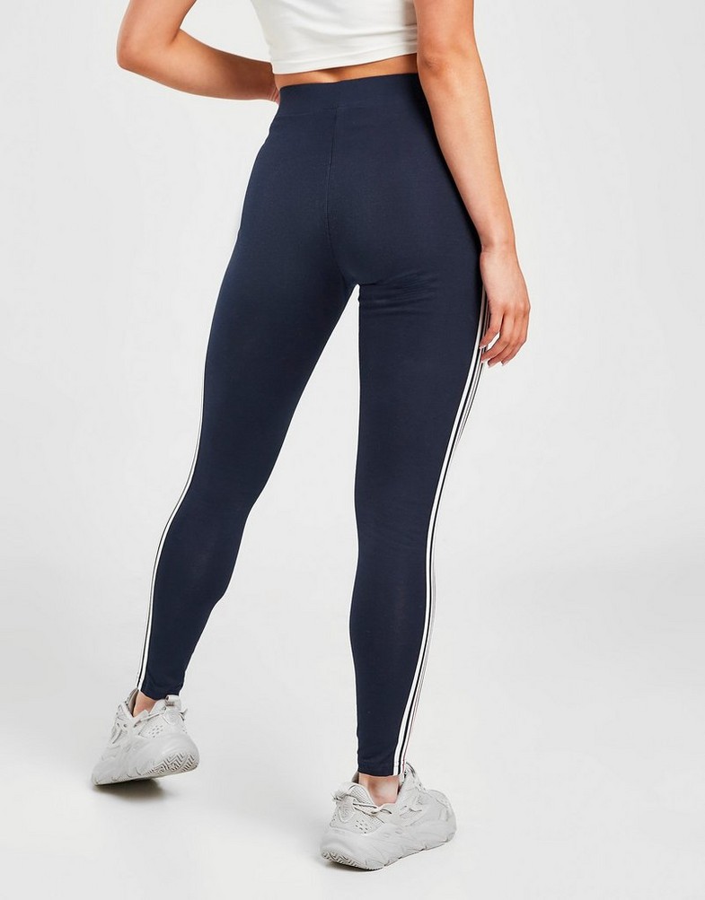 Legginsy damskie FILA LEGGINGS STRIPE LEGGINGS ADELASIANVY Granatowy
