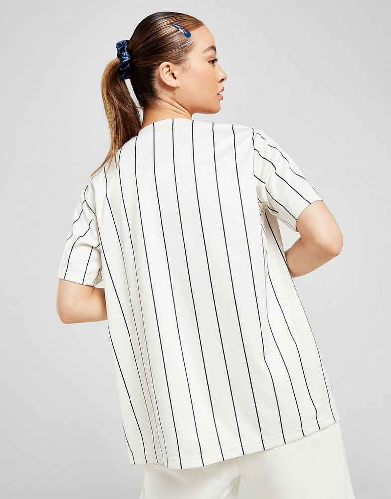Tricou pentru femei FILA TRICOU STRIPE BASEBALL SHIRT ARIAOFFWH Alb