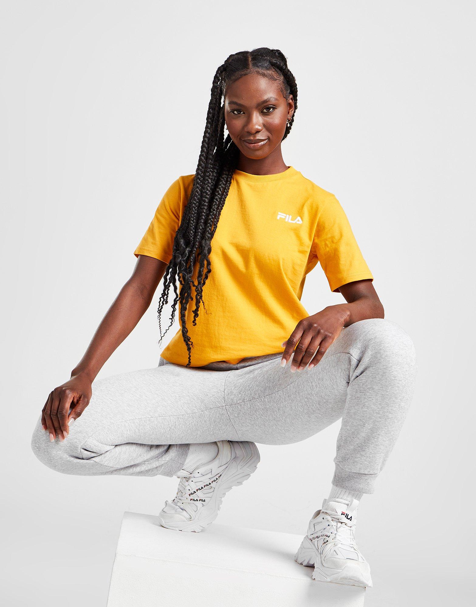 Dámske tričko FILA TRIČKO CORE BOYFRIEND TRIČKO SS21JDW045GOLD Žltá