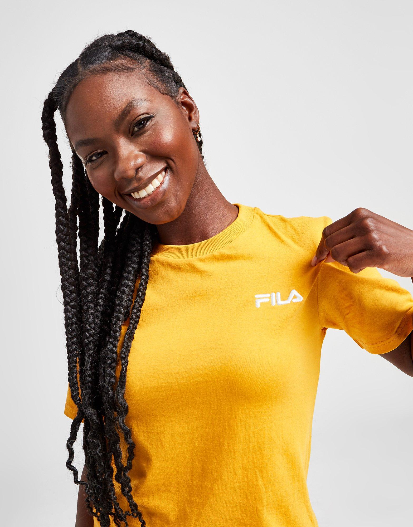 Dámske tričko FILA TRIČKO CORE BOYFRIEND TRIČKO SS21JDW045GOLD Žltá