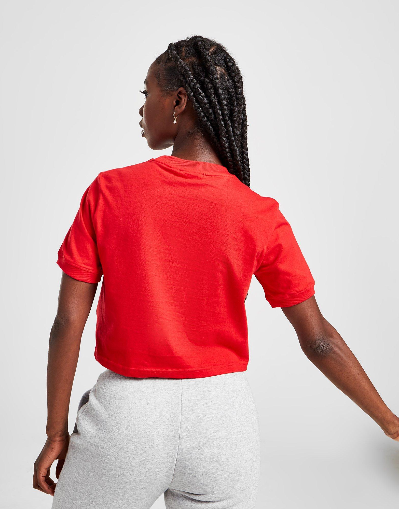 Dámske tričko FILA TRIČKO CORE CROP T RED/WH SS21JDW017RED Červená