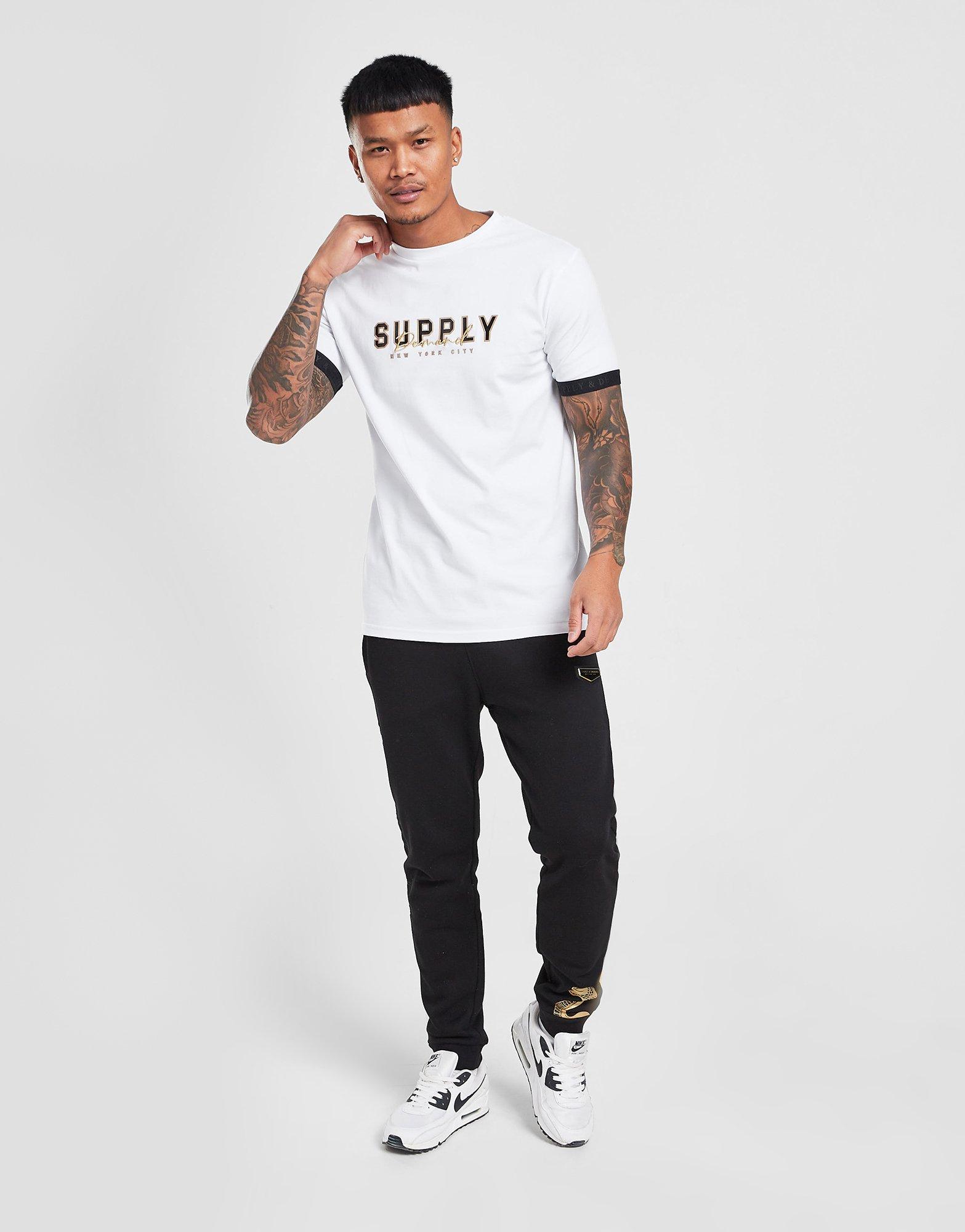 Pánske tričko SUPPLY & DEMAND TRIČKO ROYAL THORN TRIČKO SUPTM15657 Biela
