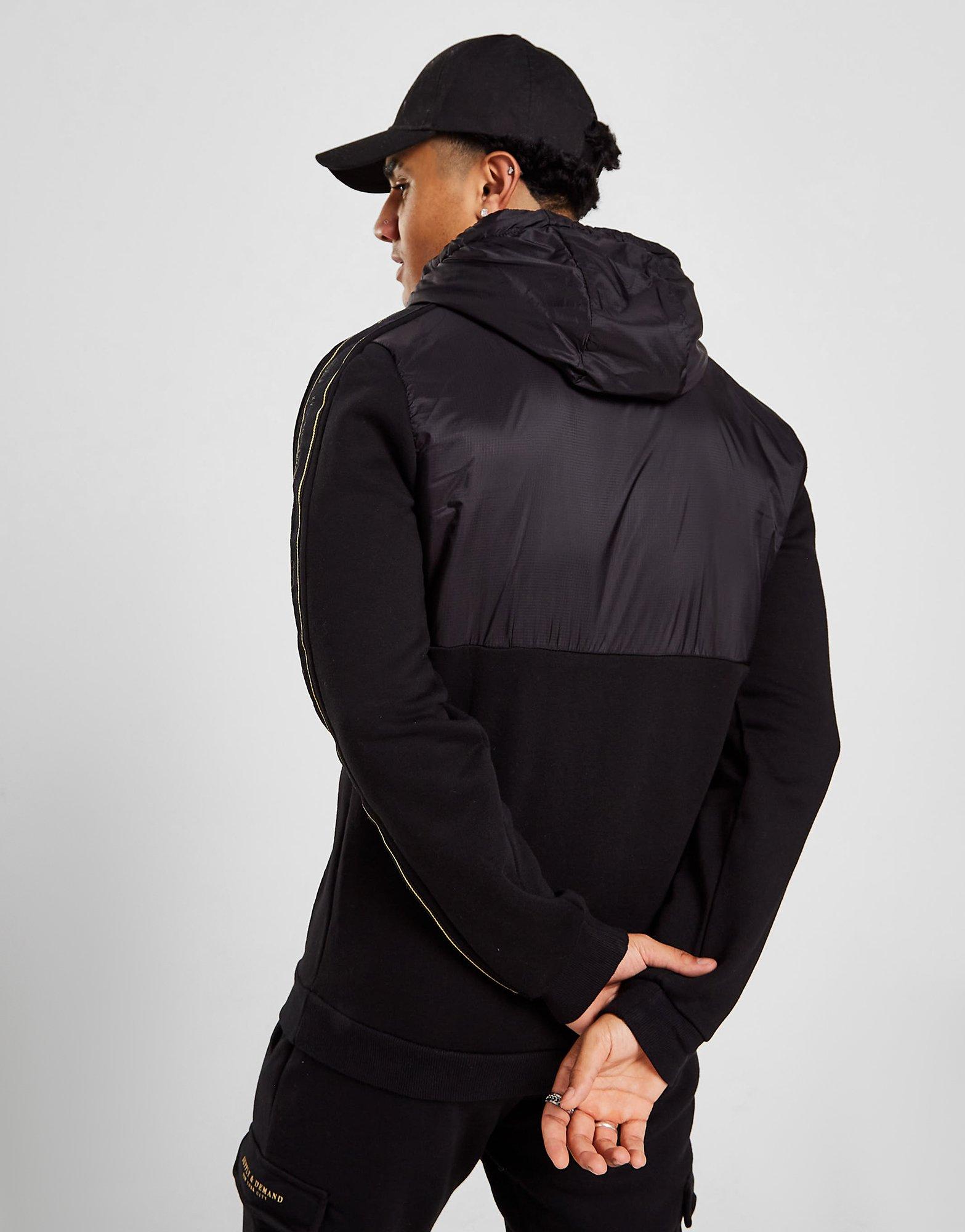 Pánska mikina SUPPLY & DEMAND MIKINA S KAPUCŇOU ILLUSION HOODIE SUPTM15879 Čierna