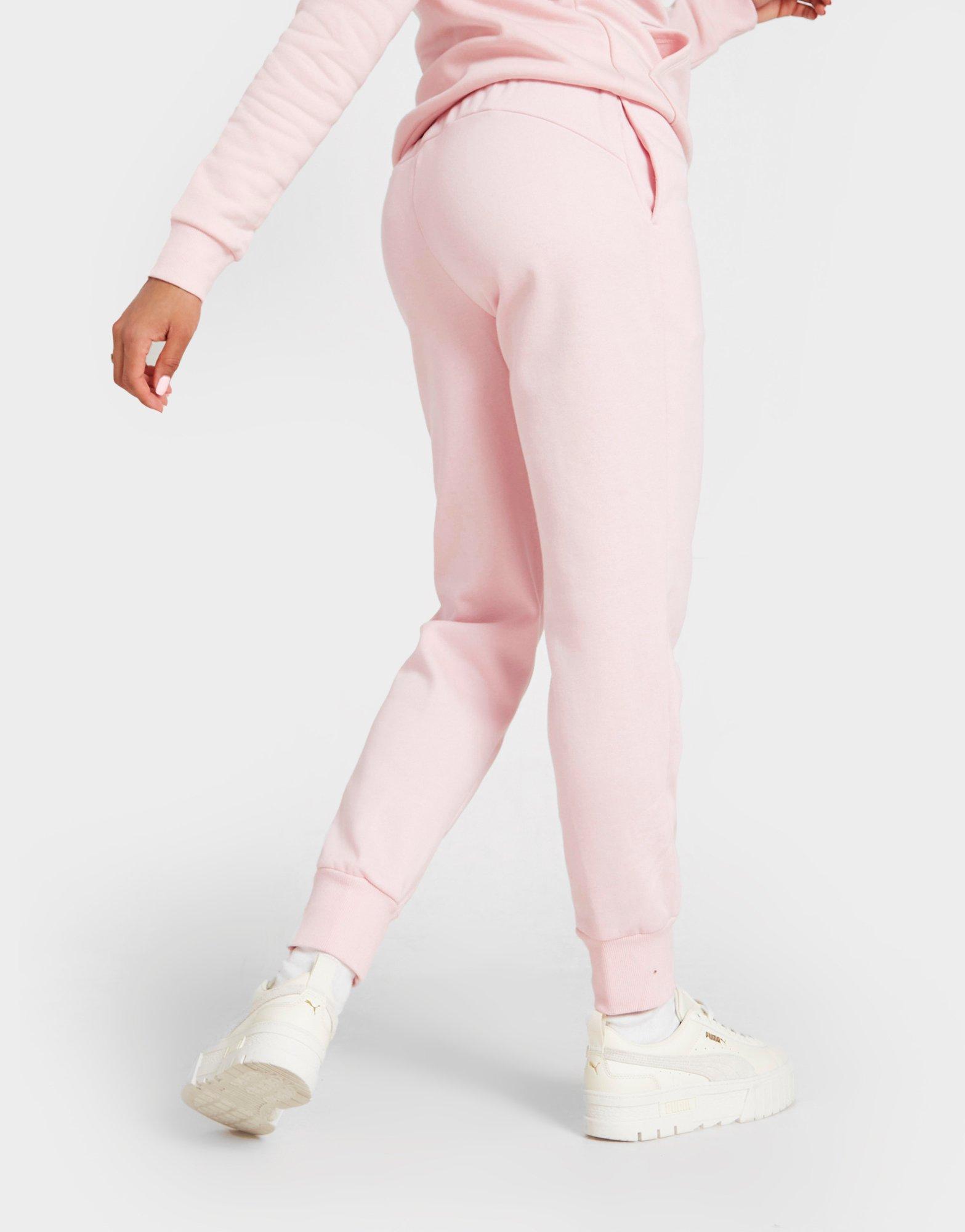 Dámske nohavice PUMA NOHAVICE  CORE JOGGERS 58684116 Ružová