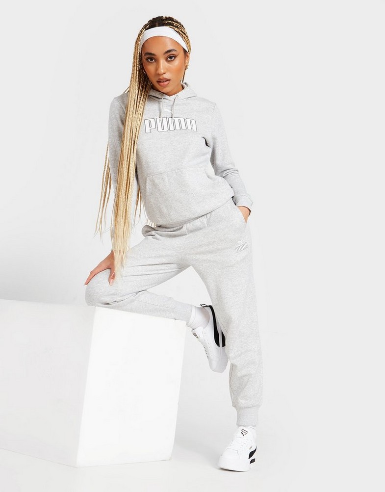PUMA SOFTSHELL CORE OUTLINE LOGO JOGGERS 67128904 Szary
