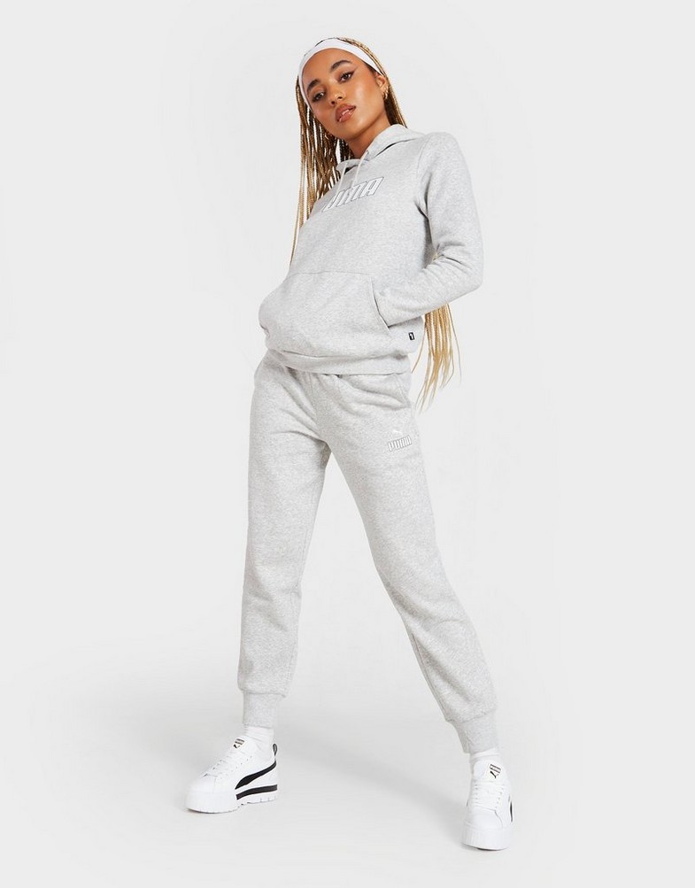 PUMA SOFTSHELL CORE OUTLINE LOGO JOGGERS 67128904 Szary