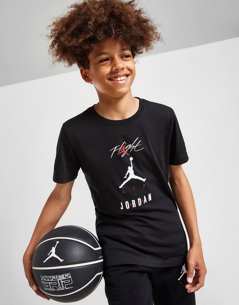 Koszulka, t-shirt dziecięcy JORDAN TRIPLE HIT T SHIRT JUNIOR 95B502023 Czarny
