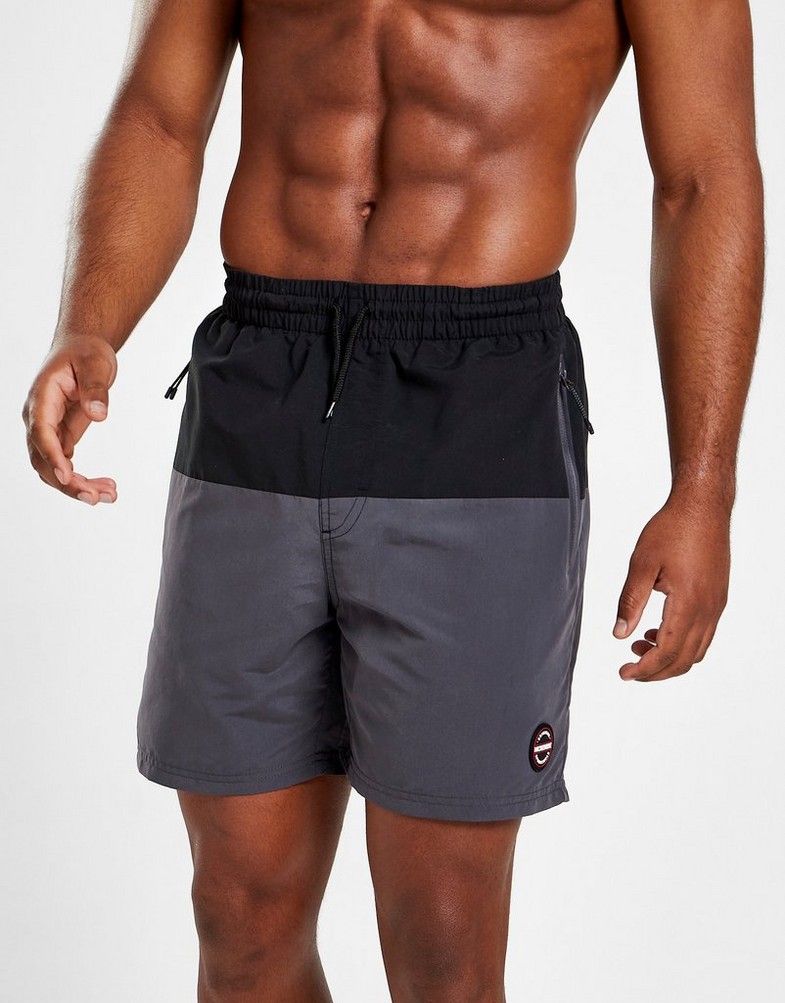 Pánske šortky MCKENZIE SPICA SWIM SHORTS MCKTM15025 Čierna
