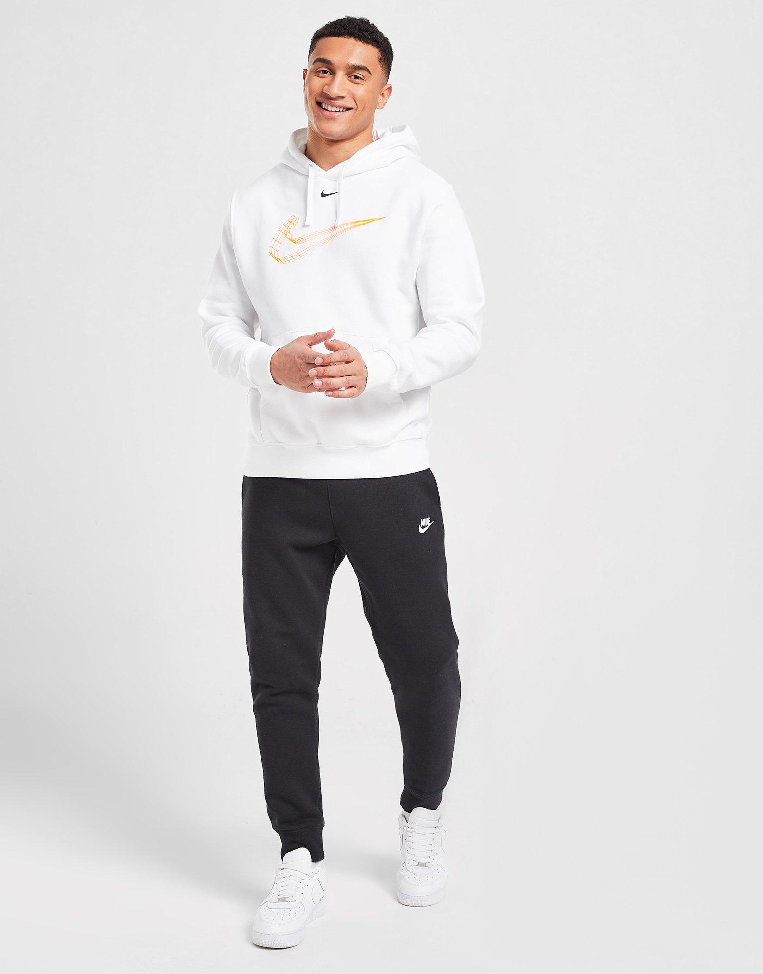 Bluza męska NIKE BLUZA Z KAPTUREM 3D HOODIE DV9129100 Biały