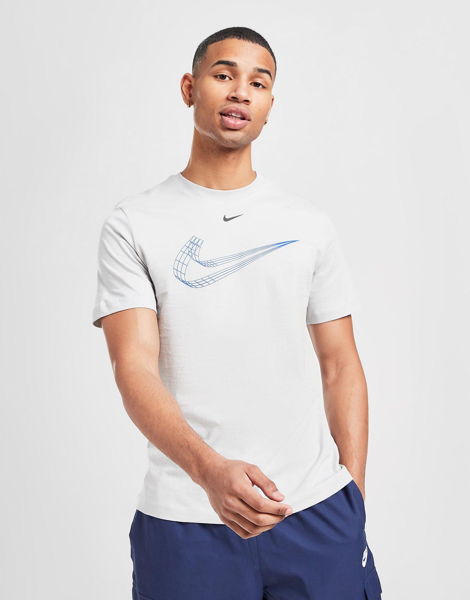 Tricou pentru bărbați NIKE TRICOU 3D SWOOSH TRICOU DV9142097 Gri
