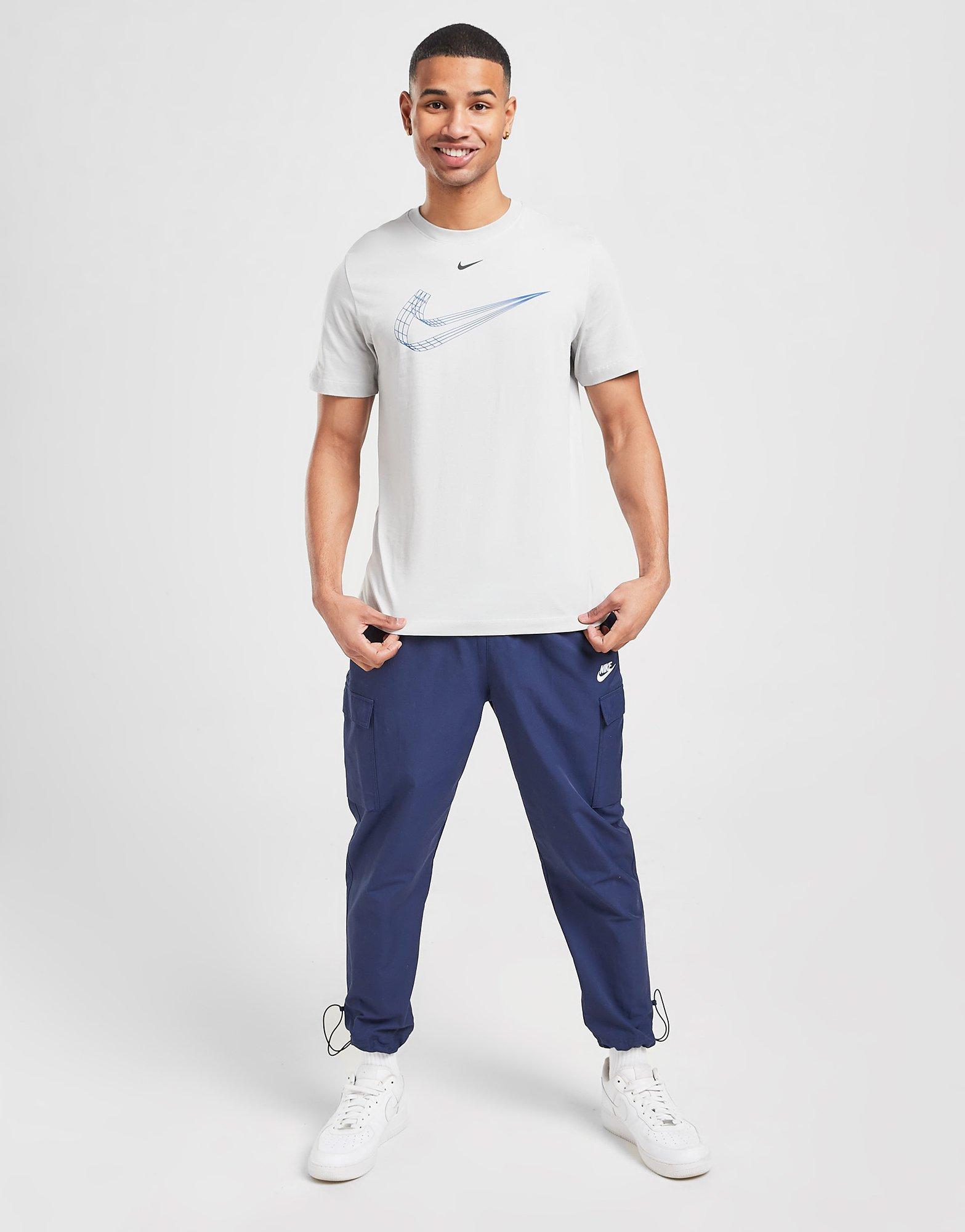 Tricou pentru bărbați NIKE TRICOU 3D SWOOSH TRICOU DV9142097 Gri