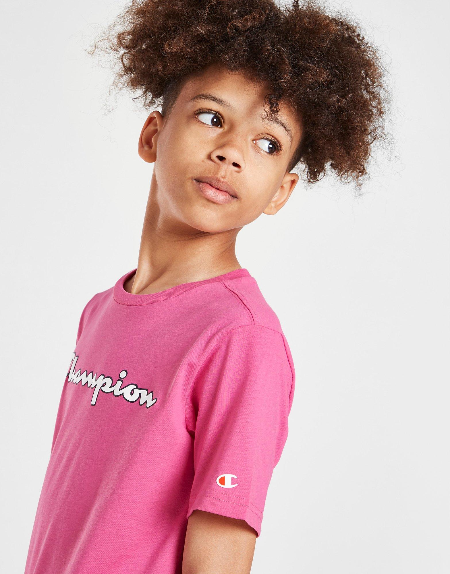 Detské tričko CHAMPION TRIČKO CORE 305702PS158 Ružová