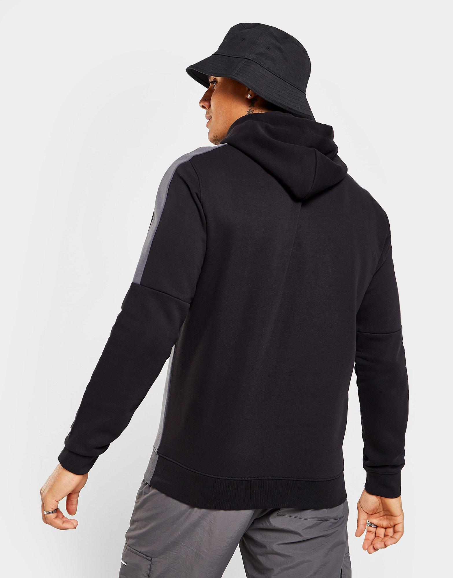 Pánska mikina CHAMPION COLOUR BLOCK OVERHEAD HOODIE  18427KK001 Čierna