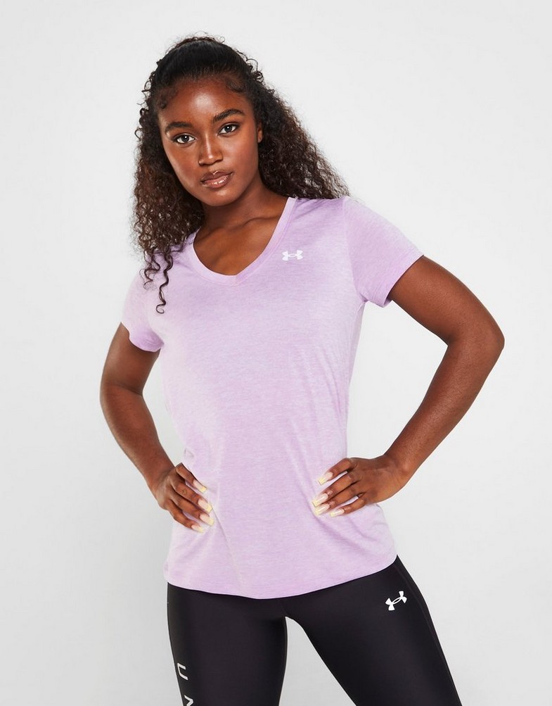 Tricou pentru femei UNDER ARMOUR TRICOU TECH SHORT SLEEVE TRICOU  1374877566 Violet