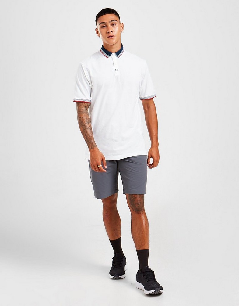UNDER ARMOUR KRÓTKI RĘKAW GOLF ACE POLO SHIRT 1370099-100 Biały