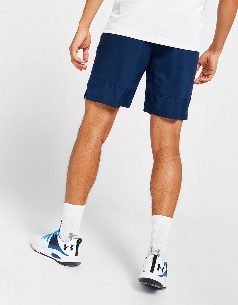 Krótkie spodenki, szorty męskie UNDER ARMOUR SZORTY VANISH WOVEN SHORTS 1370382-408 Niebieski