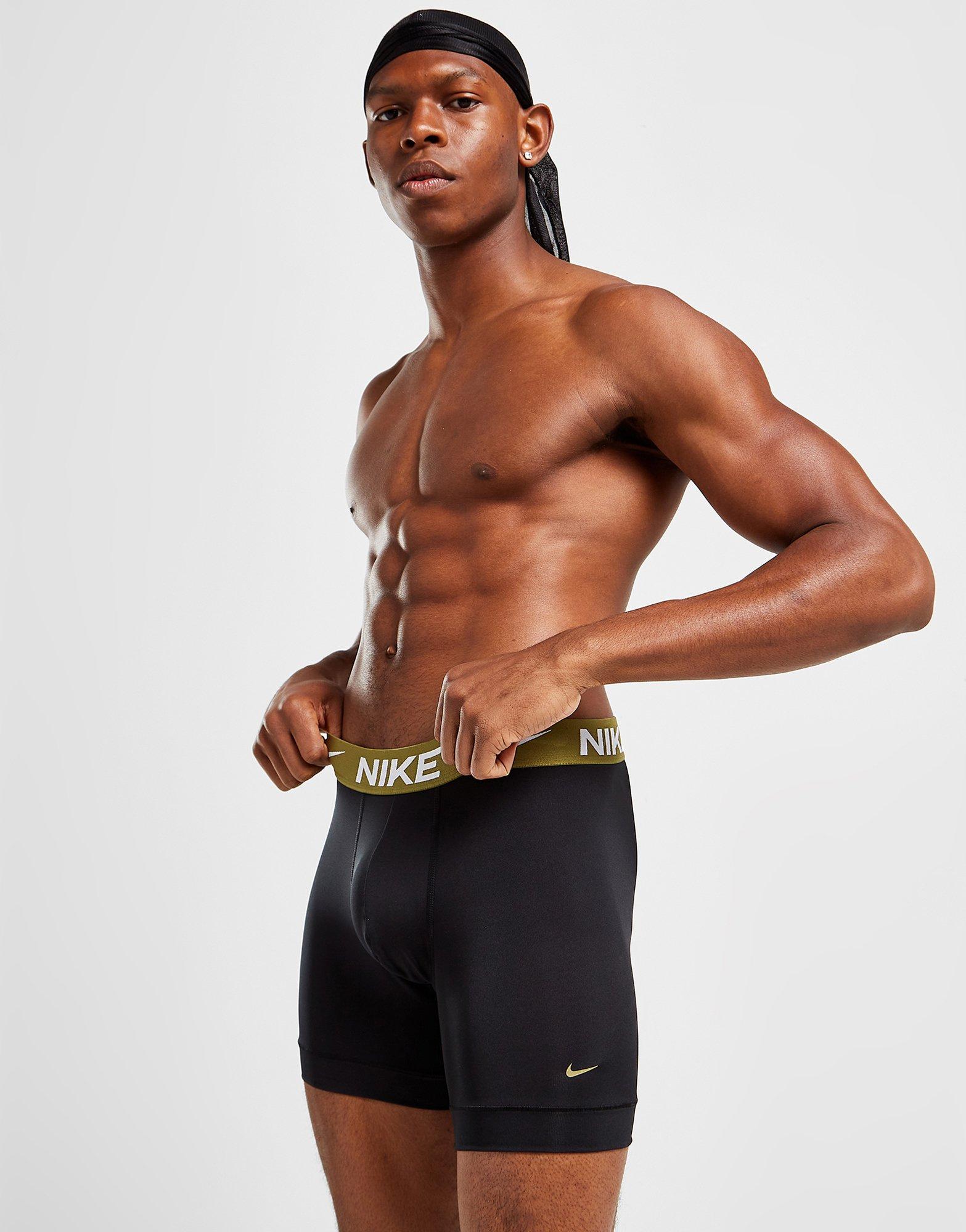 Pánska spodná bielizeň NIKE 3-PACK BOXERS  0000KE11571M9 Čierna