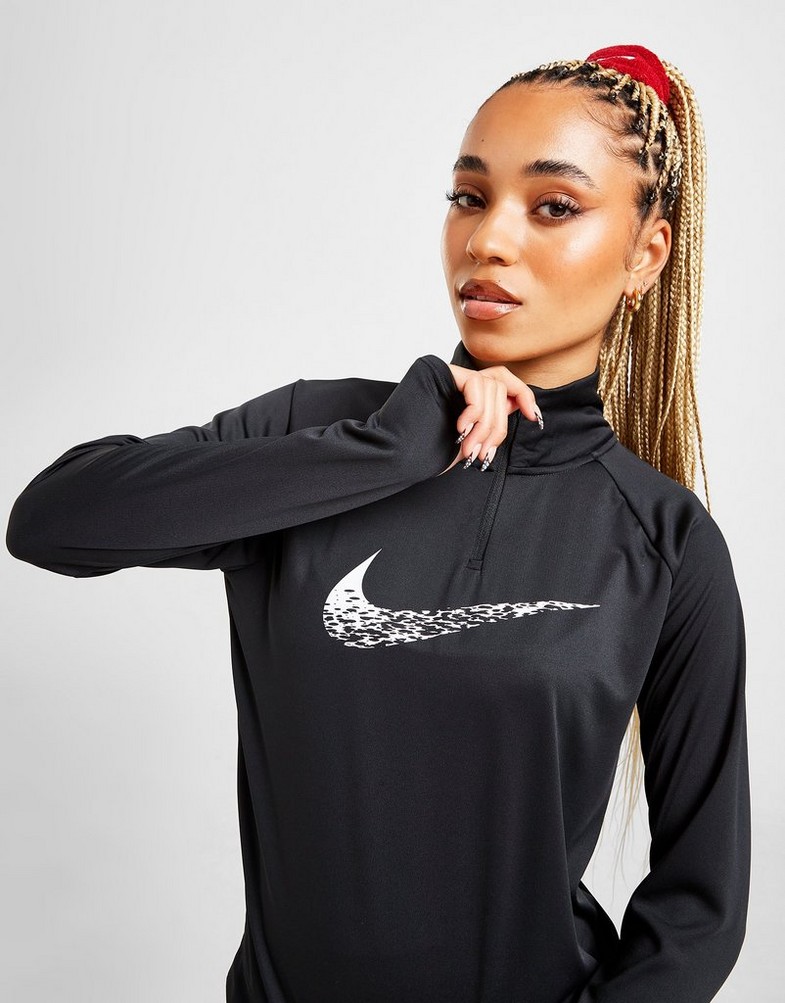 Dámska mikina NIKE MIKINA W NK DF SWOOSH RUN MDLYR DM7769-010 Čierna