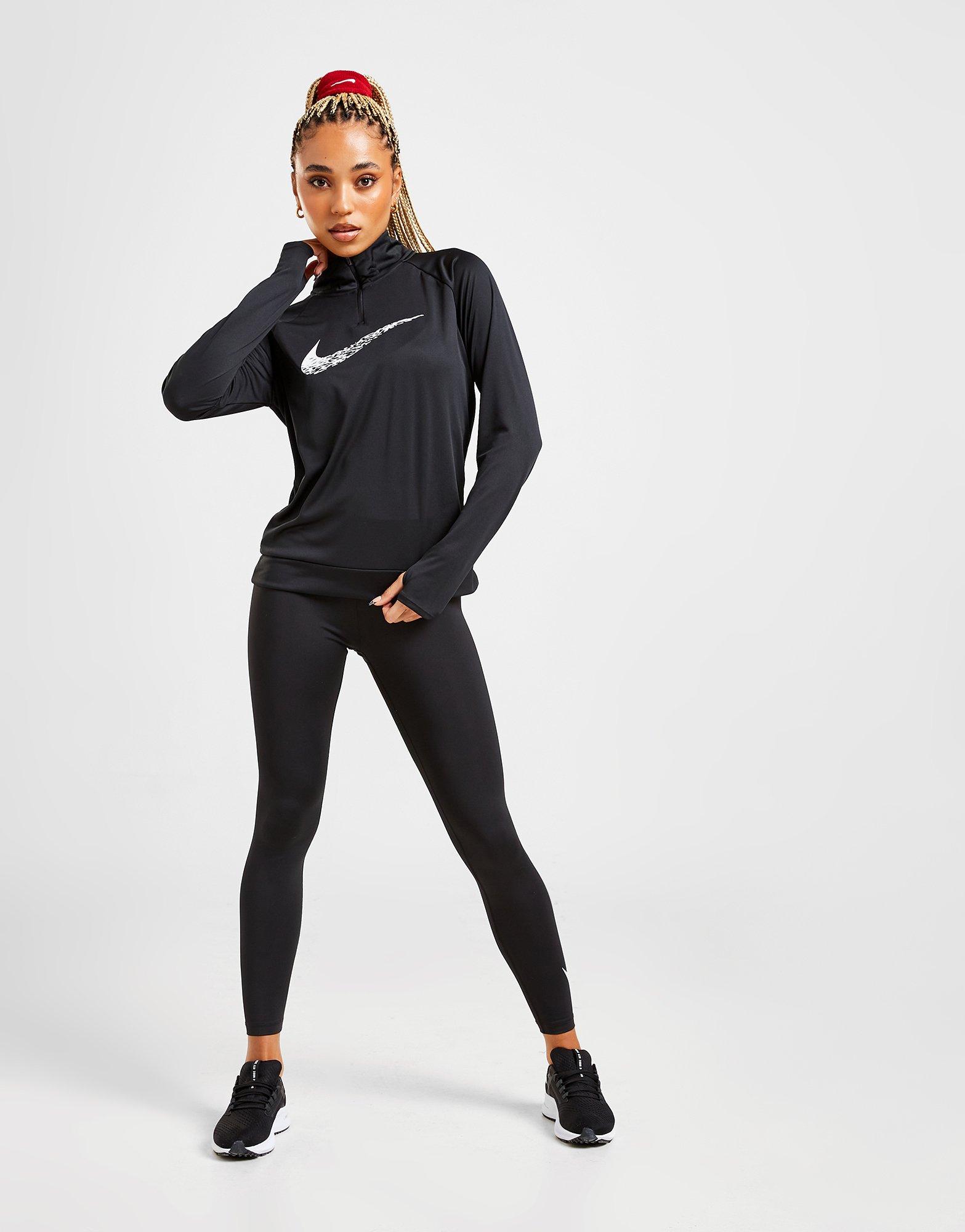 Dámska mikina NIKE MIKINA W NK DF SWOOSH RUN MDLYR DM7769-010 Čierna