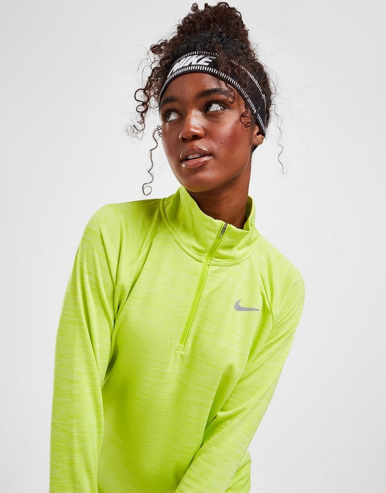 Bluza damska NIKE RUNNING PACER 1/4 ZIP TRACK TOP  CU3267-321 Zielony