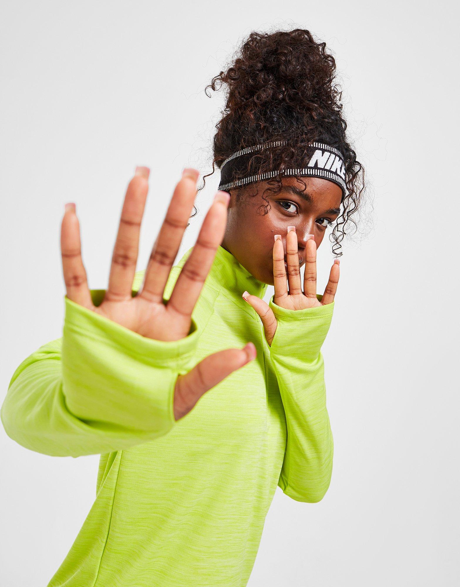 Dámska mikina NIKE RUNNING PACER 1/4 ZIP TRACK TOP  CU3267-321 Zelená