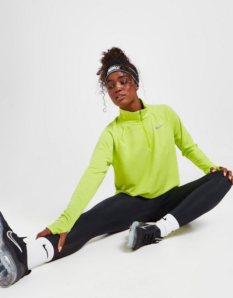 Bluza damska NIKE RUNNING PACER 1/4 ZIP TRACK TOP  CU3267-321 Zielony