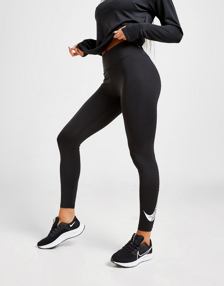 NIKE LEGGINSY DAMSKIE SWOOSH sportowe modelujące S 12633200230 