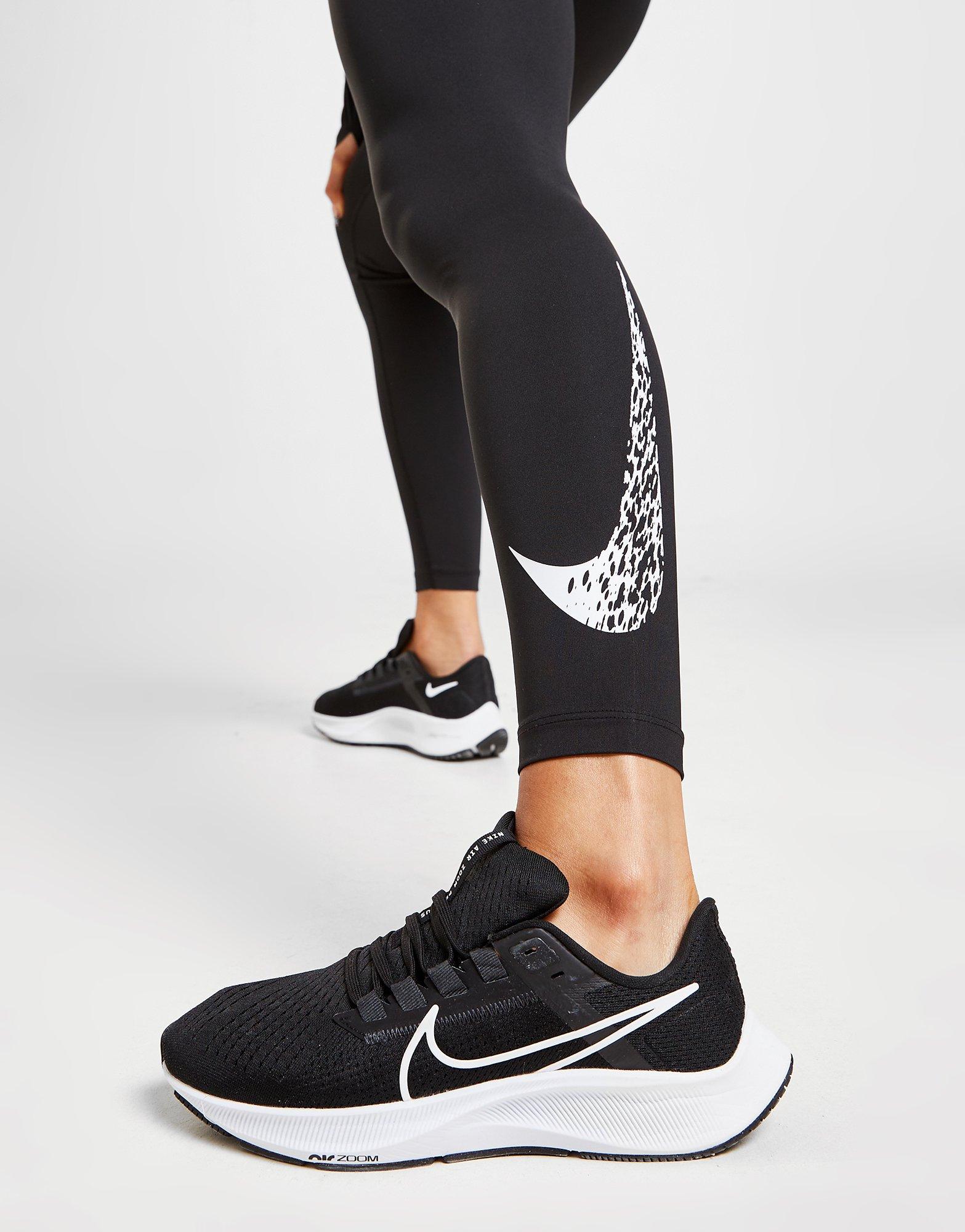 Női leggings NIKE SWOOSH RUNNING TIGHTS DM7767-010 Fekete