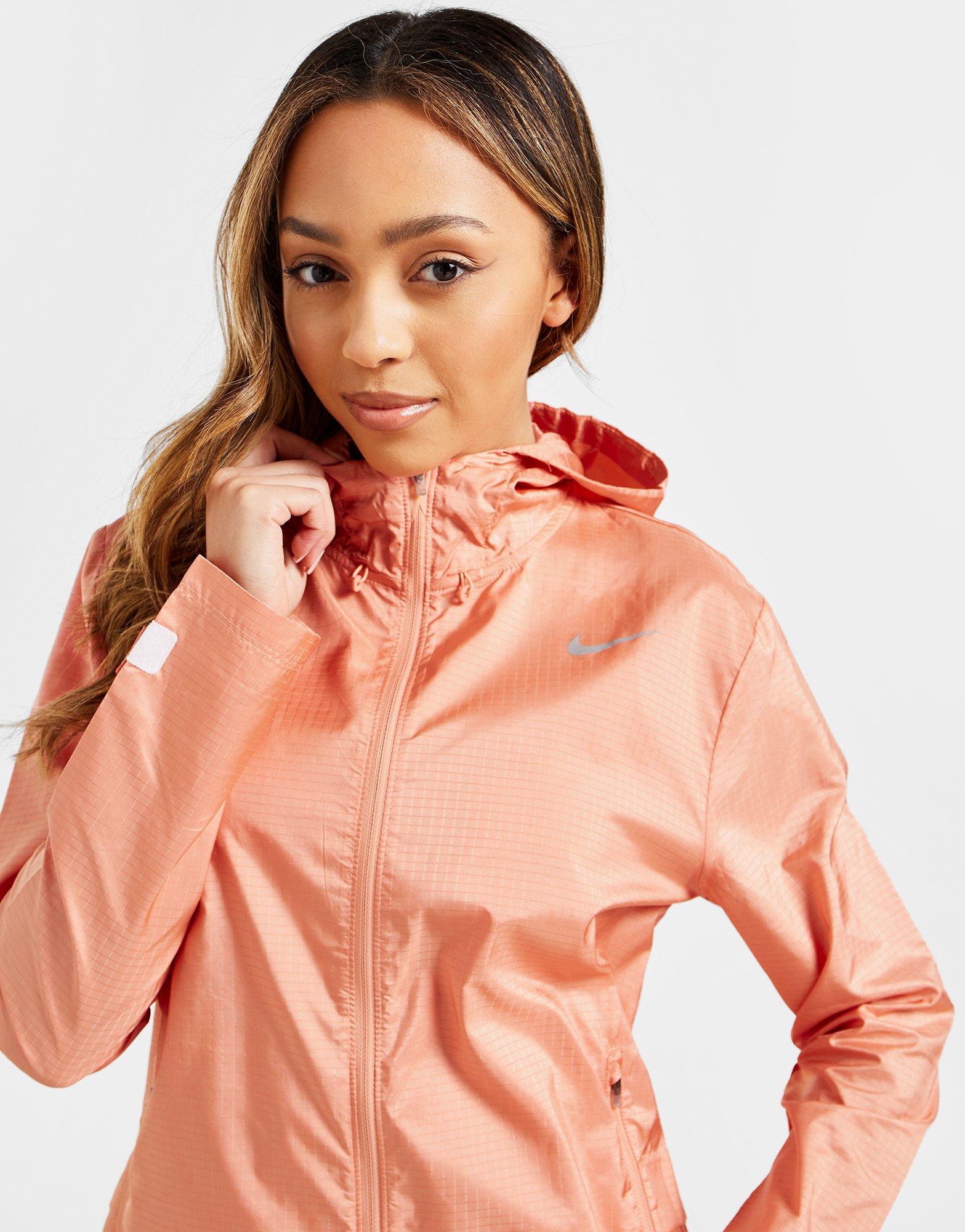 NIKE BUNDA RUNNING ESSENTIAL JACKET CU3217-824 Hnedá