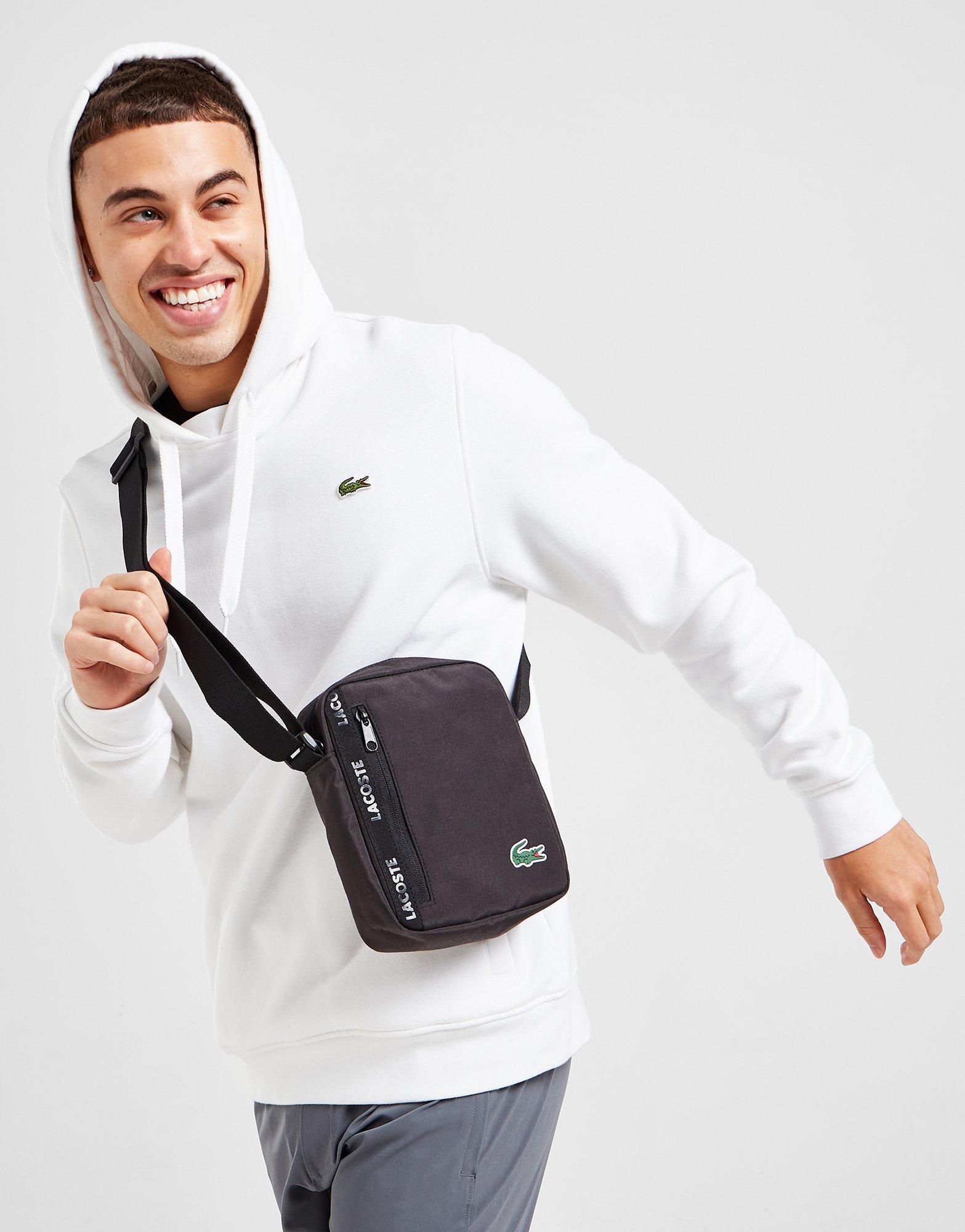 Dámska taška LACOSTE TAPE SHOULDER BAG  NH3872UG Čierna