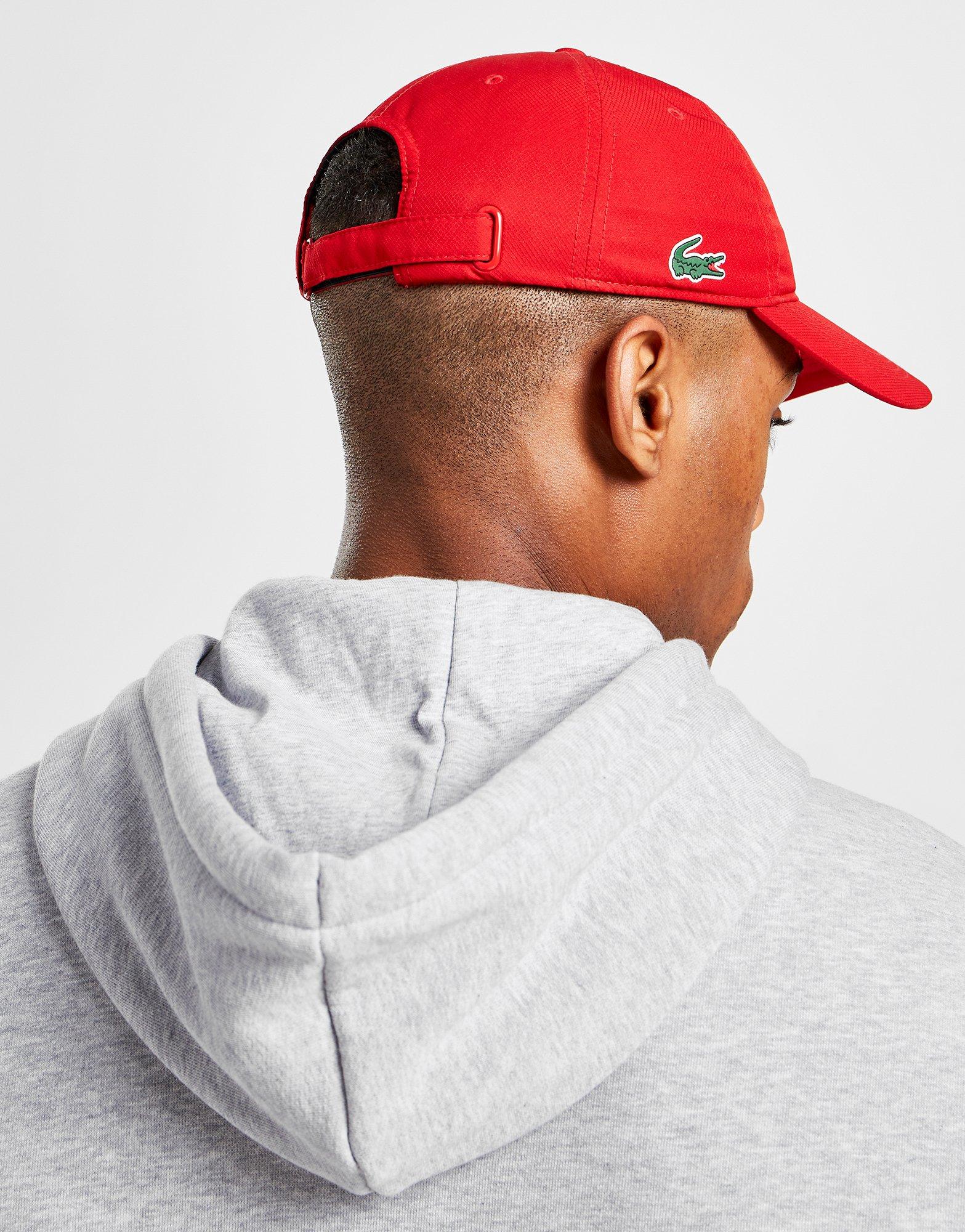 Дамска шапка LACOSTE ШАПКА CAP RED RK2662HEN Червен
